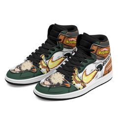 katsuki bakugou anime shoes my hero academia j1 basketball shoes