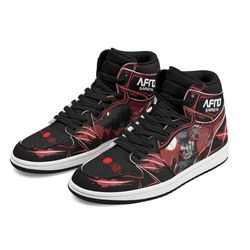 afro samurai aj1 high sneakers custom anime shoes