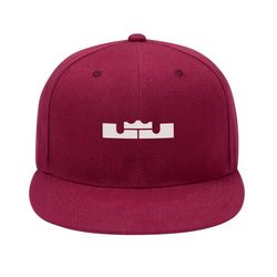 lebron logo embroidered snapback hat baseball caps lebron flat bill cap