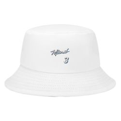 white bucket hat nba embroidered gift for fans