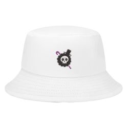 designer bucket hat anime embroidered fisherman hat sun hat