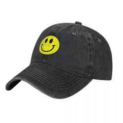 adjustable dad hat smiley face hats baseball cap cotton trucker cap golf hat