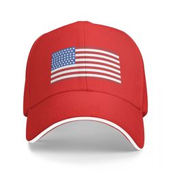 american flag print baseball cap adjustable unisex hip hop hat outdoors sun snapback hats