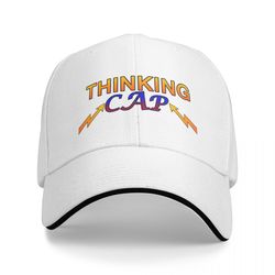 thinking cap baseball cap adjustable snapback dad sun golf beach summer trucker hat for men women