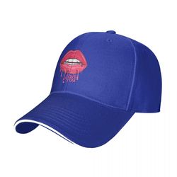 classic baseball cap adjustable washed dad hat lips plain cowboy hats trucker hat for men women