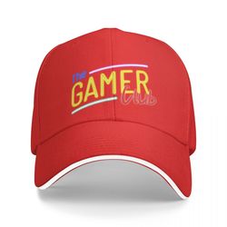 gamer club adjustable baseball hat trucker hat sandwich sports sun visor cap