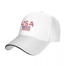 american flag baseball cap for men women, adjustable trucker dad hats solid ball cap