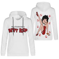 cartoon betty boop sexy girl 3d printed sweatshirt hoodies