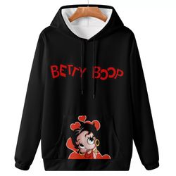 women's hoodies betty boop women's hooded sweatshirt