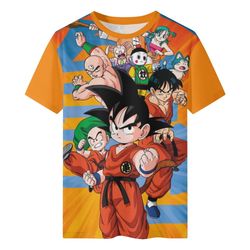 dragon ball man t-shirt cartoon japanse anime casual goku 3d print tee top