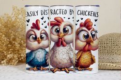 funny chicken 20oz skinny tumbler wrap sublimation design png farm country tumbler wrap, chicken lover tumbler png, digi