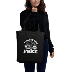 free palestine eco tote bag
