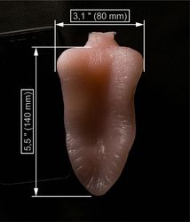 tongue monster blanks replica animal tongue werewolf tongue hyperealistica craft tongue