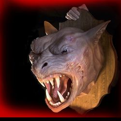 monster head lycan werewolf life size