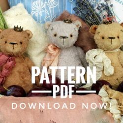 pattern pdf artist teddy bear