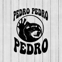 pedro pedro raccoon svg funny raccoon design