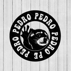 pedro raccoon svg funny raccoon design