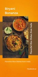 biryani bonanza: flavorful rice dishes from india