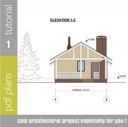 stone guest house 31.17 x 21.32 ft with sauna. digital house plans pdf