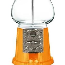 haloween orange 9" vintage style classic gumball/candy dispenser