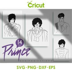 prince bundle 14 pack, prince svg, prince - purple rain svg files, svg cut files, cricut file, svg