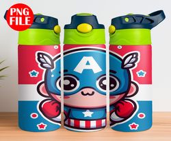 12oz captain america tumbler wrap - tumbler designs - 12oz flip top tumbler png - 12oz tumbler png hero sublimation .