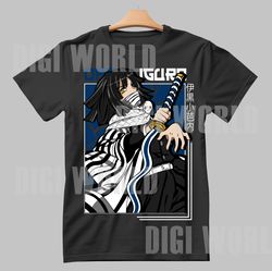 demon slayer anime t-shirt designs - kimetsu no yaiba shirt png - obanai iguro shirt png dtf print - digital download