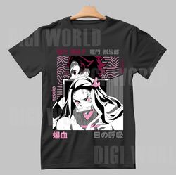 demon slayer anime dtf t-shirt designs - kimetsu no yaiba shirt - tanjiro kamado shirt png dtf print - digital downloads