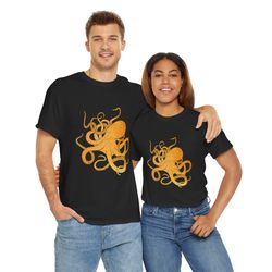 japanese octopus t-shirt for men and women