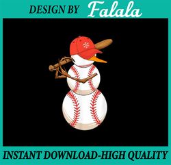 png only baseball snowman balls snow christmas xmas png, christmas baseball png, christmas png, digital download