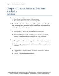 solution manual for business analytics 2nd edition by sanjiv jaggia, alison kelly, kevin lertwachara, leida chen