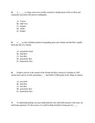 test bank for physical geology, 17th editio by charles carlos plummer, diane carlson, lisa hammersley chapter 1-23