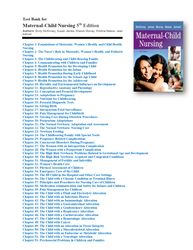 test bank for maternal-child nursing 5th edition by mckinney, james, murray, nelson, ashwill