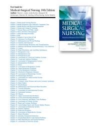 test bank for medical-surgical nursing 10th edition by lewis, bucher, heitkemper, harding, kwong, roberts chapter 1-68