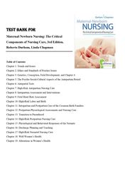 test bank pediatric nursing the critical components of nursing care 3rd edition