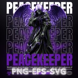 street wear design bundle - peace keeper - world peace must develop from inner peace. png svg eps files