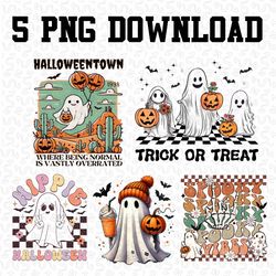 retro halloween png set 5 png, halloween png, halloween svg, spooky season halloween png, halloween vibes png