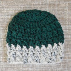 crochet baby hat 3 to 6 months cute boy beanie