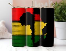 africa distressed paint strokes tumbler wrap, 20oz skinny tumbler wrap, tumbler wrap png, digital download