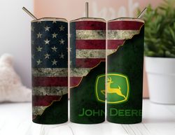 american flag - john deere tumbler wrap, 20oz skinny tumbler wrap, tumbler wrap png, digital download