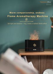 fire flame humidifier aroma diffuser