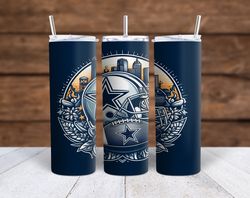 dallas cowboys    sublimation tumbler wrap 300dpi 20oz -30oz straight wrap  included