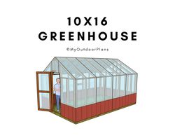 10x16 greenhouse plans