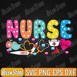 nurse's day nurse life happy national nurses week 2024 women svg, nurse life svg, happy nurses week svg