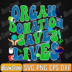 organ donation saves lives national donate life svg, organ donor svg, blue green donate life awareness support digital d