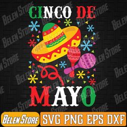 funny cinco de mayo mexican fiesta 5 de mayo men women svg, fiesta squad cinco de mayo mexican svg, svg files for cricut