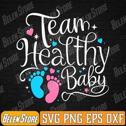 team healthy baby shower gender reveal party svg, team healthy baby svg, gender reveal svg, keeper of the gender svg