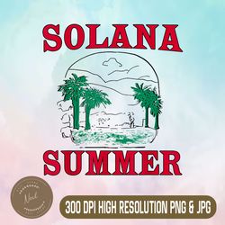 solana summer png, funny summer png, digital file, png high quality, sublimation, instant download