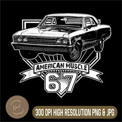 1967 67 chevelle png, trending chevys muscle car png, american muscle png, digital file, png high quality, sublimation