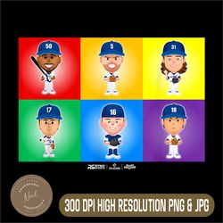 los angeles baseball png, rainbow pride mlbpa png,digital file, png high quality, sublimation, instant download